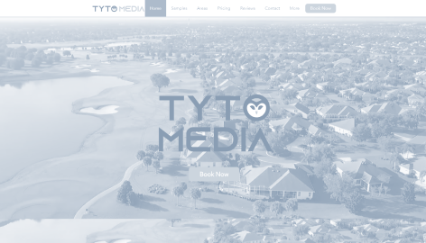 screenshot of tyto media website